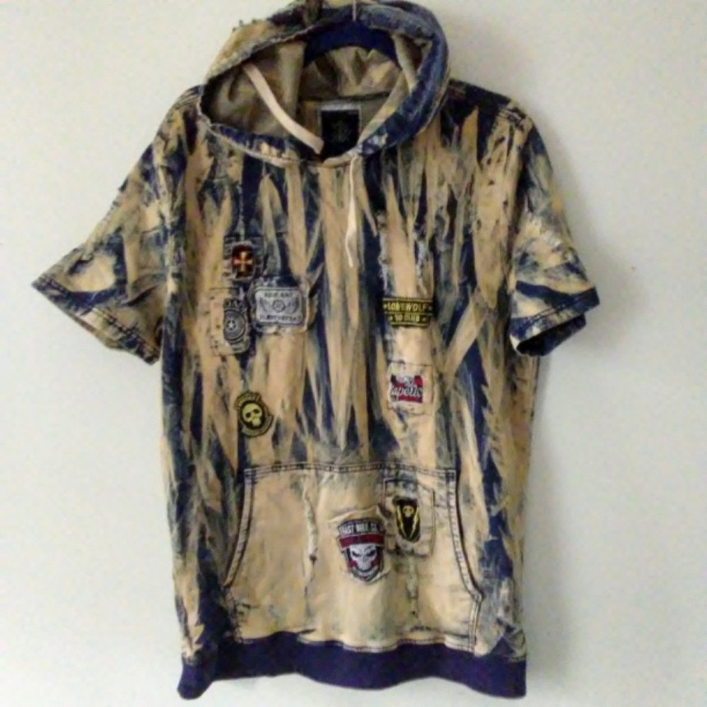 Vintage Imperious NY Short Sleeve Biker Hoodie